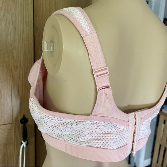 GLAMORISE 42F High Impact Seamless Underwire Sports Bra Pink - Picture 7 of 15